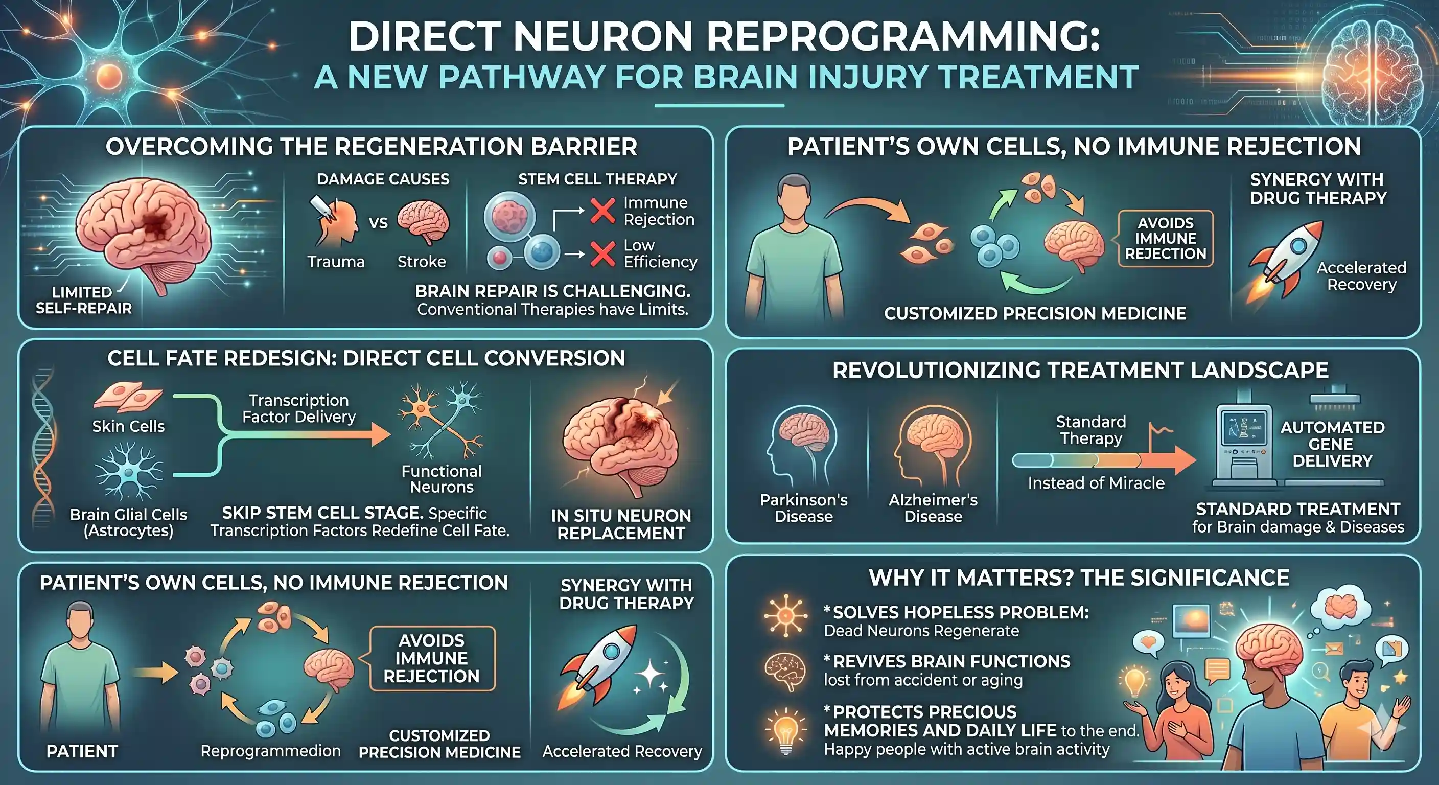 Direct Neuronal Reprogramming: A New Path for Treating Brain Injury