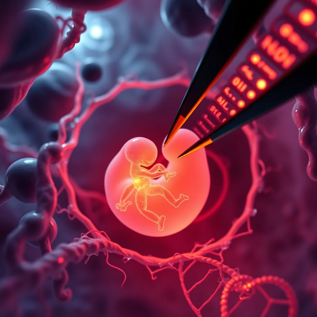 Éxito en la edición de bases del gen PCSK9 en embriones humanos: se demuestra edición genómica precisa sin mutaciones fuera de objetivo ni anomalías en el desarrollo