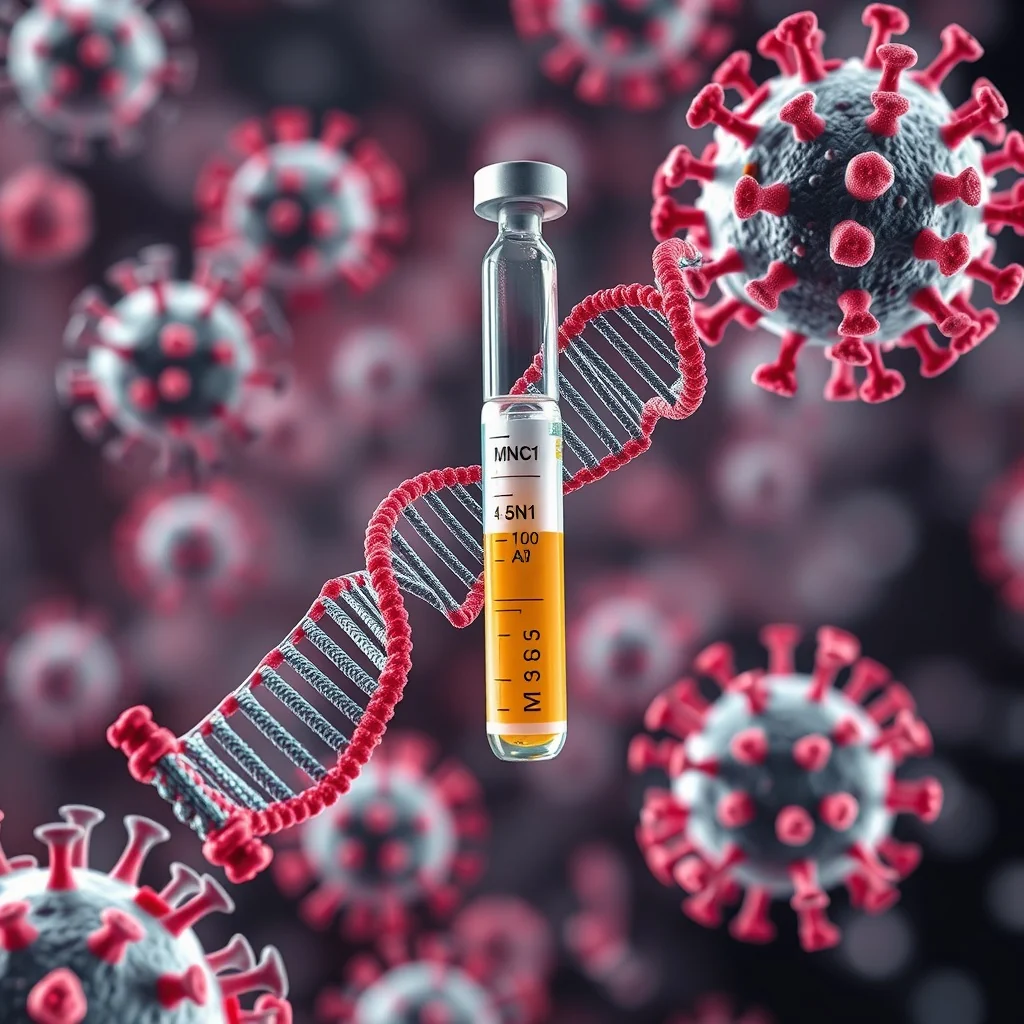 Vacuna de mRNA autoamplificadora bivalente que carga los antígenos HA y NA permite obtener inmunidad prolongada contra la gripe aviar H5N1 con dosis mínimas