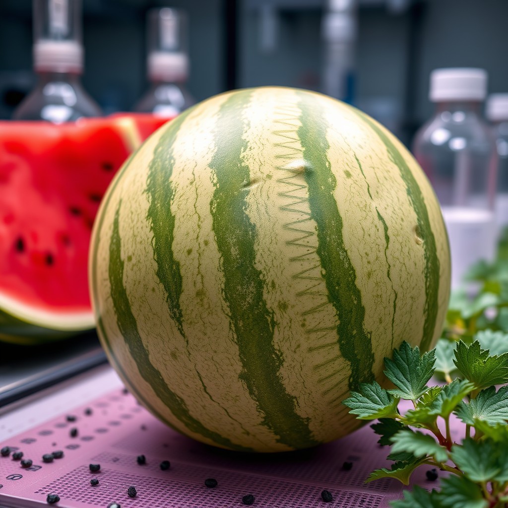 Development of Herbicide-Resistant Watermelon Using Prime Editing Technology Without Introducing Foreign DNA
