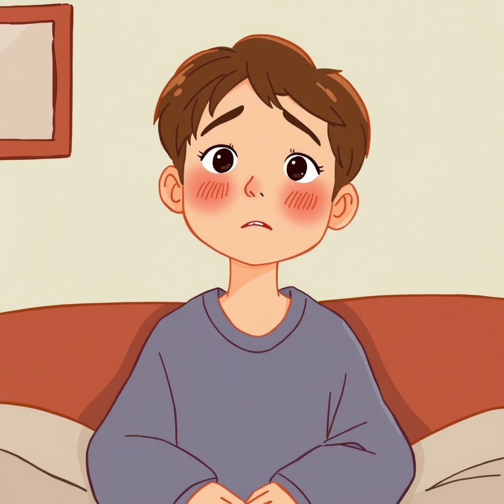 A warm hand-drawn illustration for “You Are Not the Problem; An Old Default Turned On”